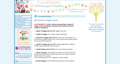 Desktop Screenshot of casadeibambinivirgillito.com